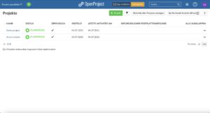 OpenProject Erste Schritte